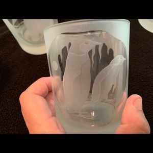 Set of Vintage Sculpta etched DOF glasses